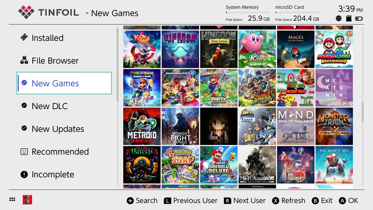 Games List